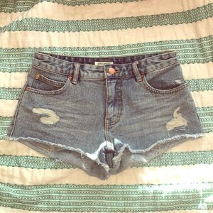 BILLABONG High-Waisted Denim Shorts